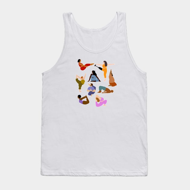 Rainbow yogis Tank Top by Harmony Willow Studio